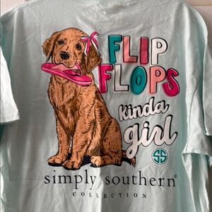 Simply Southern Woman’s ' Light Blue Graphic T-Shirt